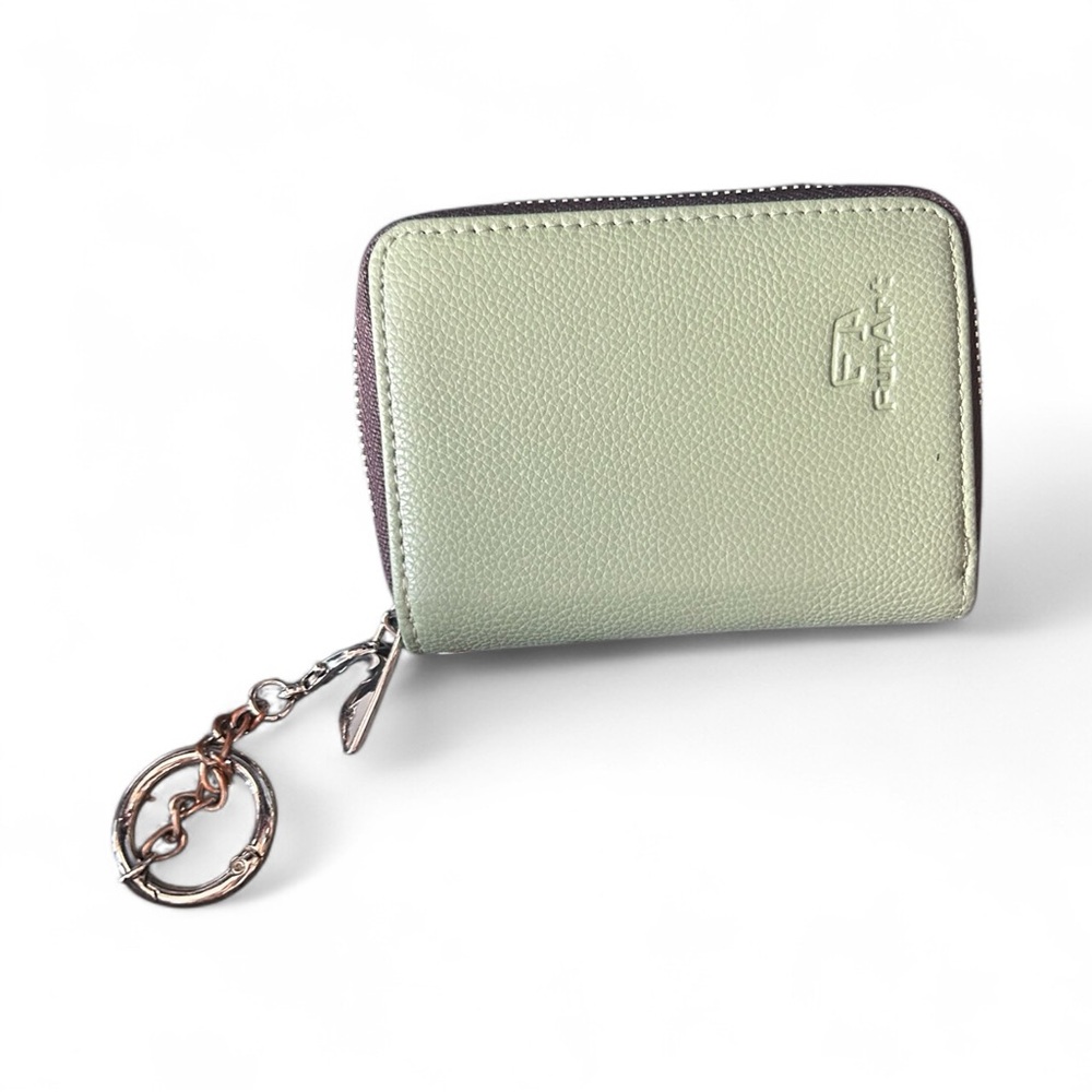 Furart 🦩 Green Wallet with Keyring